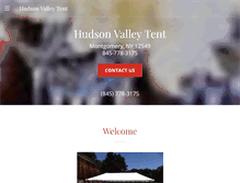 Tablet Screenshot of hudsonvalleytent.com